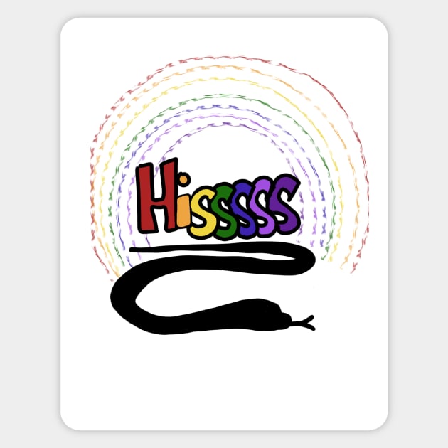 Designs based on the Sanders Sides by Thomas Sanders - Hisssss Sticker by Mandiehatter